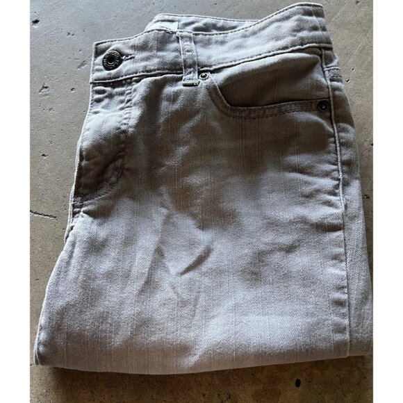 Chico’s Platinum Denim Jeans Gray Silver Soft Cropped Capri Jeans Women’s Sz 0 - Picture 15 of 15